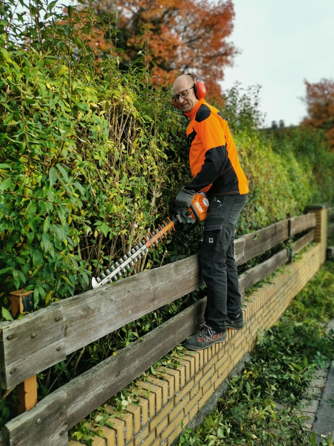 Hecke schneiden