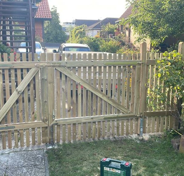 Gartenzaun Gartenansicht